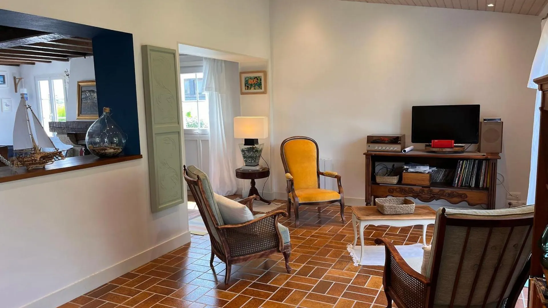 Διαμέρισμα Maison Lumineuse A Sauzon Avec Grande Terrasse Et Jardin - Fr-1-418-269