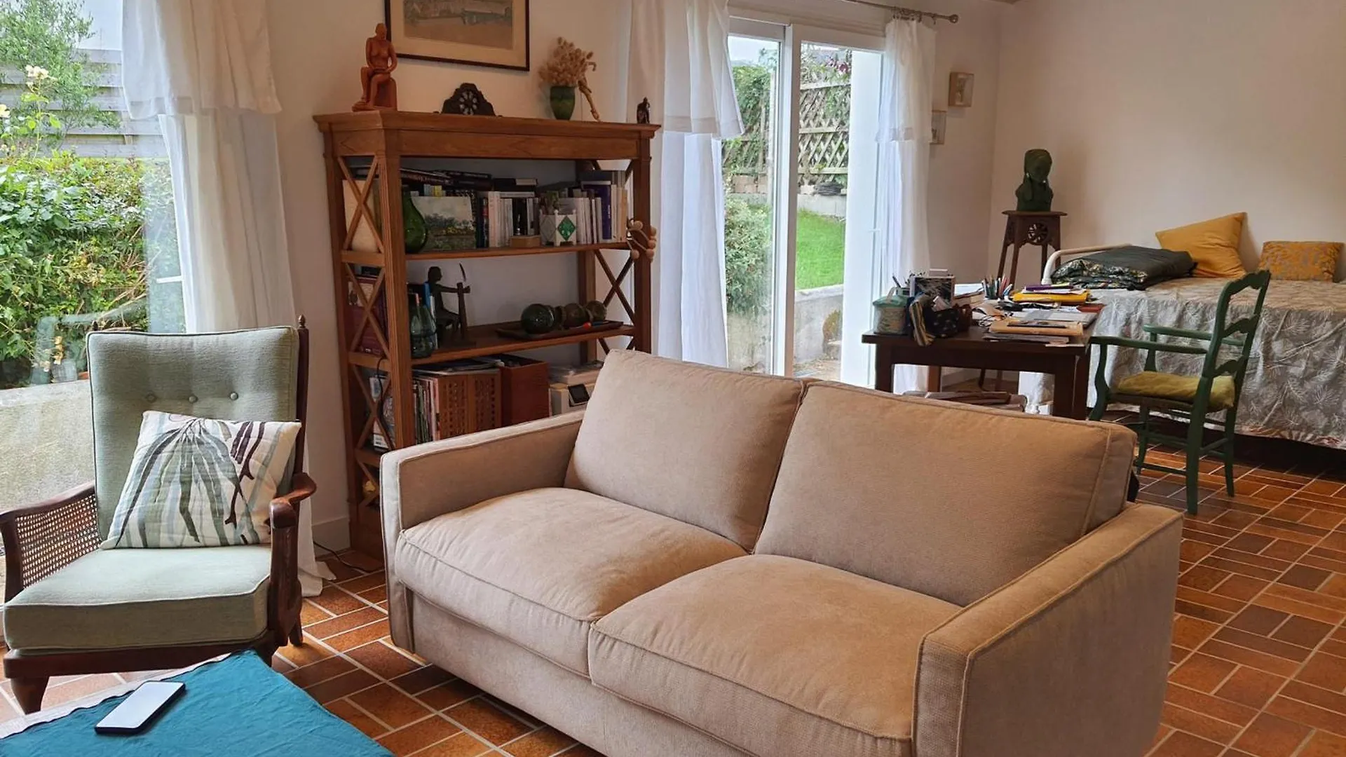 Maison Lumineuse A Sauzon Avec Grande Terrasse Et Jardin - Fr-1-418-269 Γαλλία